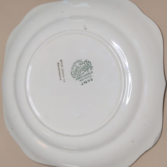 Vintage Portrait Plate Georgian Woman Homer Laughlin 22k gold Made In USA - Picture 6 of 9